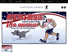 Tablet Screenshot of captain-santa.com